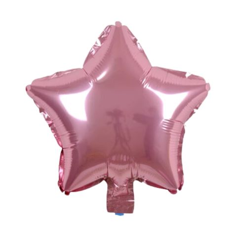 Ballons étoiles roses décorations de l'espace extra-atmosphérique 10 pièces