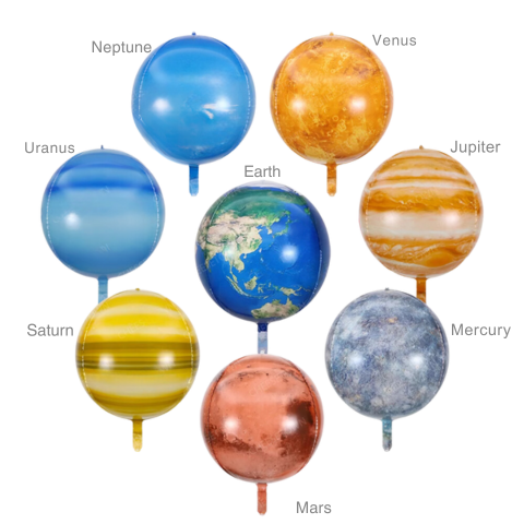 Décorations de l'espace extra-atmosphérique en ballon du système solaire