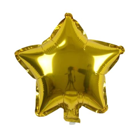Ballons étoiles dorées, décorations de l'espace extra-atmosphérique, 10 pièces