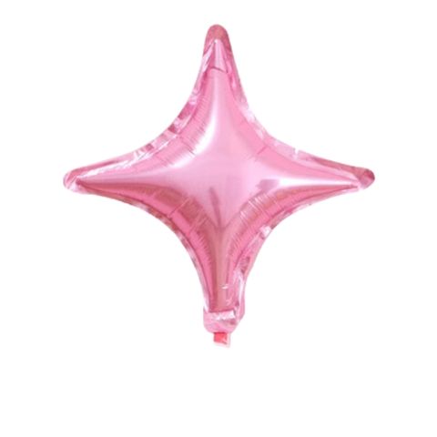 Pink Star Balloons Outer Space Decorations  10Pcs
