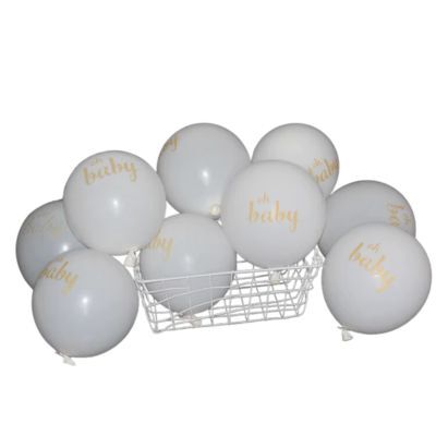 Ballon neutre pour Baby shower Décorations révélation de genre 