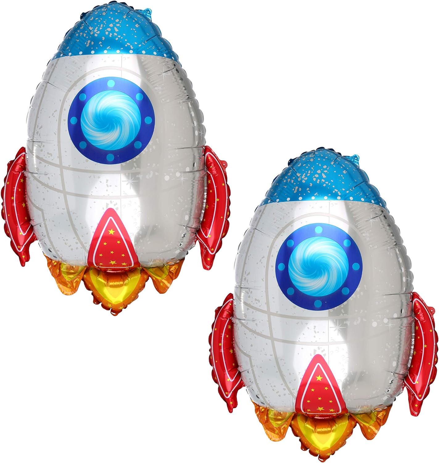 Rocket Shaped Balloon Outer Space Decorations Universe Space Theme
