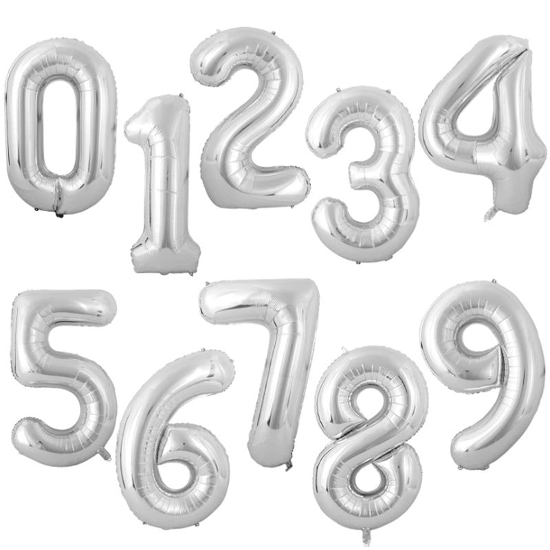 Number Balloons Giant Number Foil Balloons 40 inches