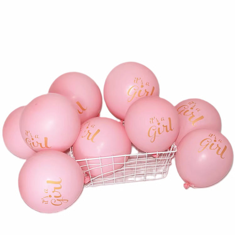 Girl Baby Shower Balloon Gender Reveal Decoration Party