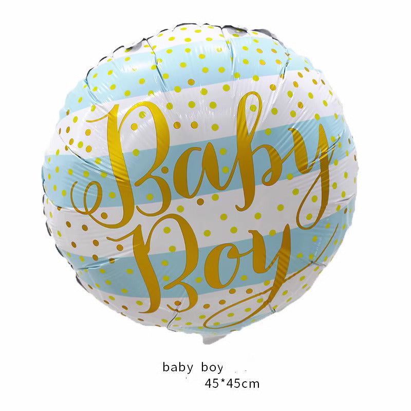 Baby Boy Balloon Baby Shower Balloons Gender Reveal Decorations