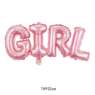 It's a Girl Letter Script Foil Balloon