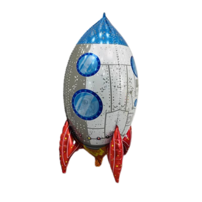 Rocket Shaped Balloon Outer Space Decorations Universe Space Theme