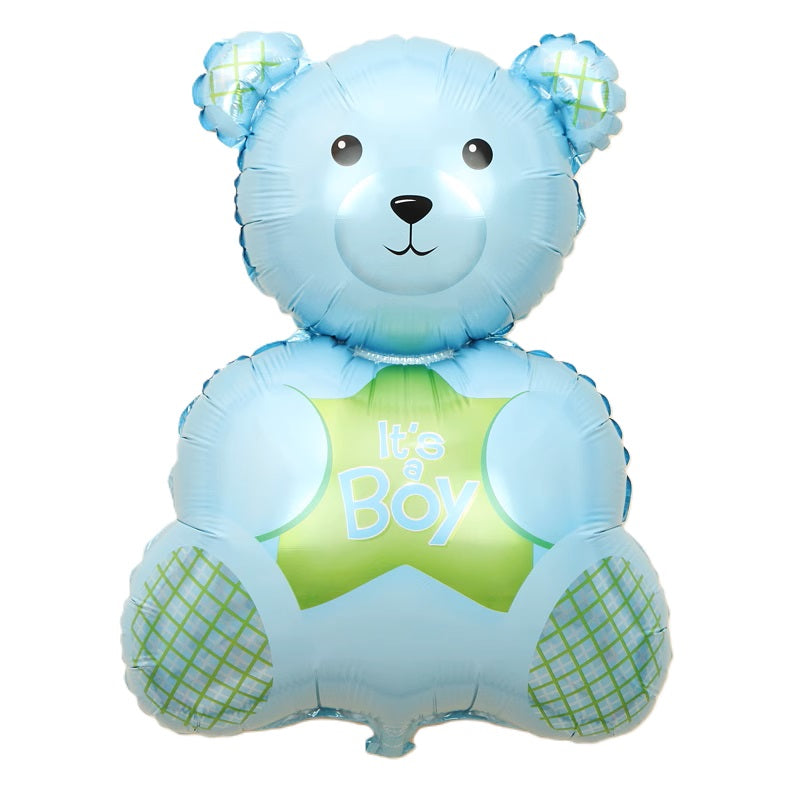 Teddy Bear Balloon Baby Shower Balloons Gender Reveal Decorations