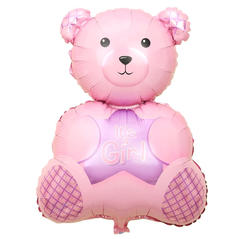 Teddy Bear Balloon Baby Shower Balloons Gender Reveal Decorations