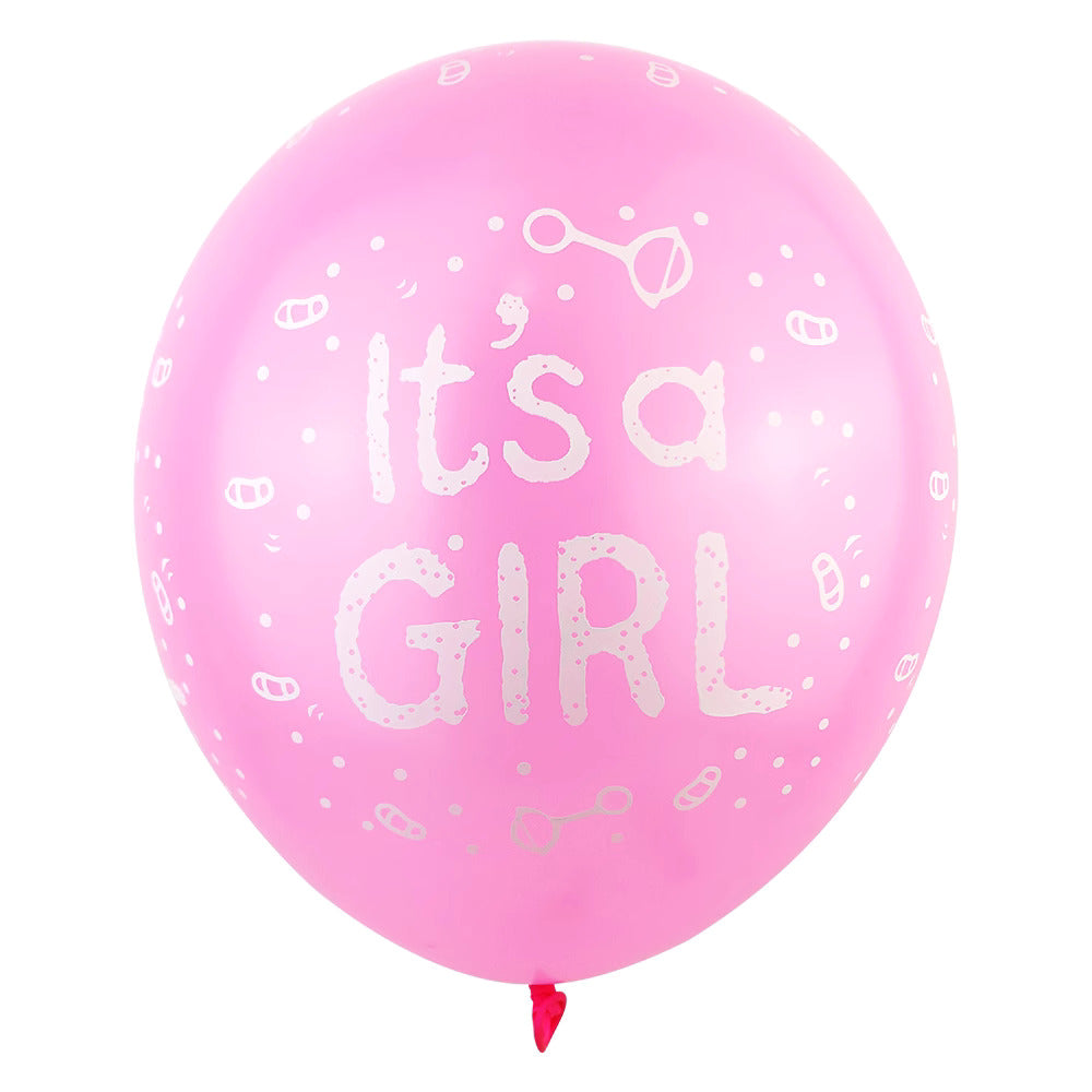 Ballon c'est une fille pour Baby shower ou Gender reveal